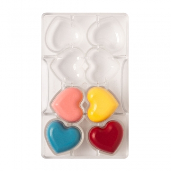 Chocolate Mould - 8 Hearts